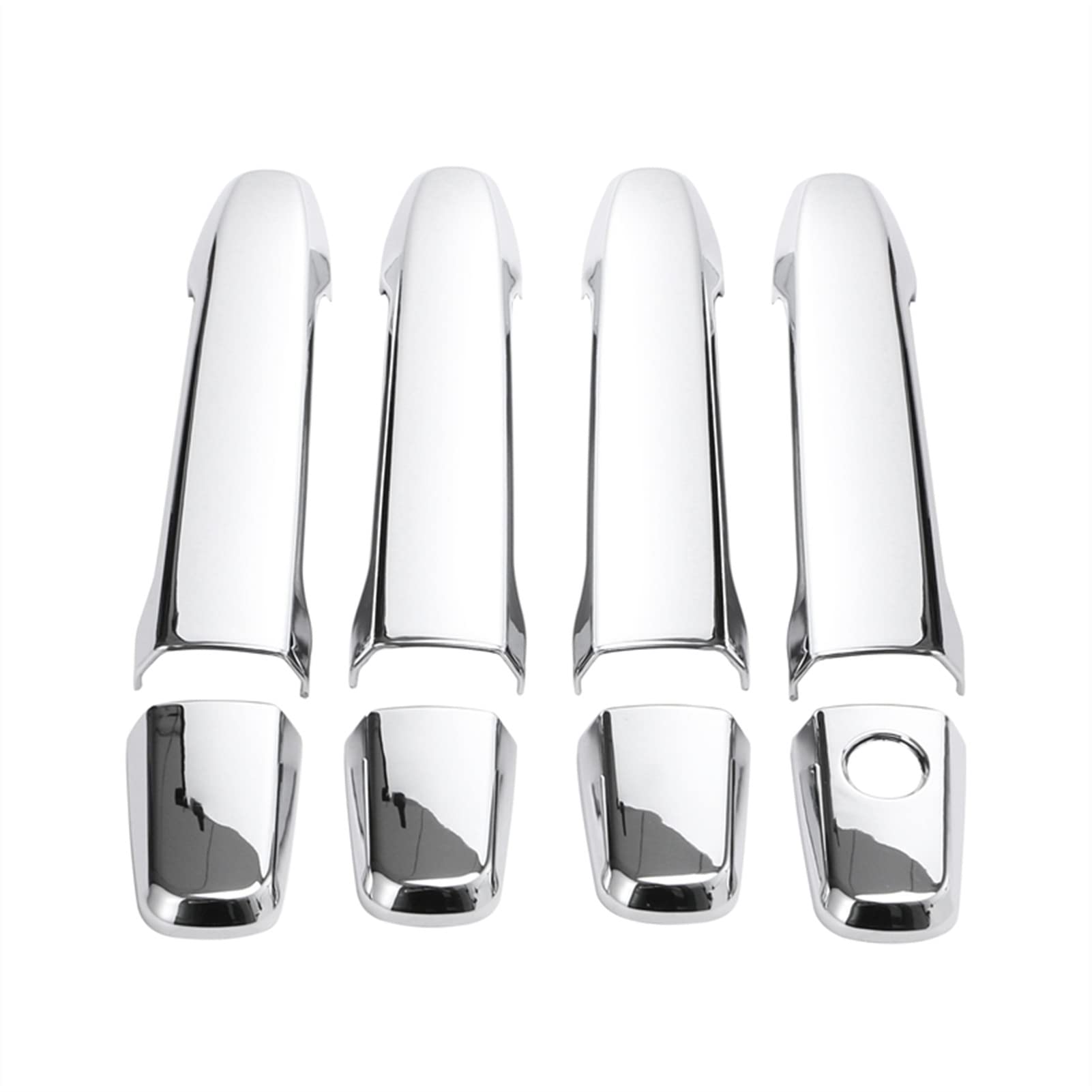 Fahbstr 1 Car Inner Handle For Mitsubishi Lancer Ex Evolution X 08-7 8 Pcs Abs Carbon Fiber Door Handle Cover Trim Car Decoration Accessories(1)