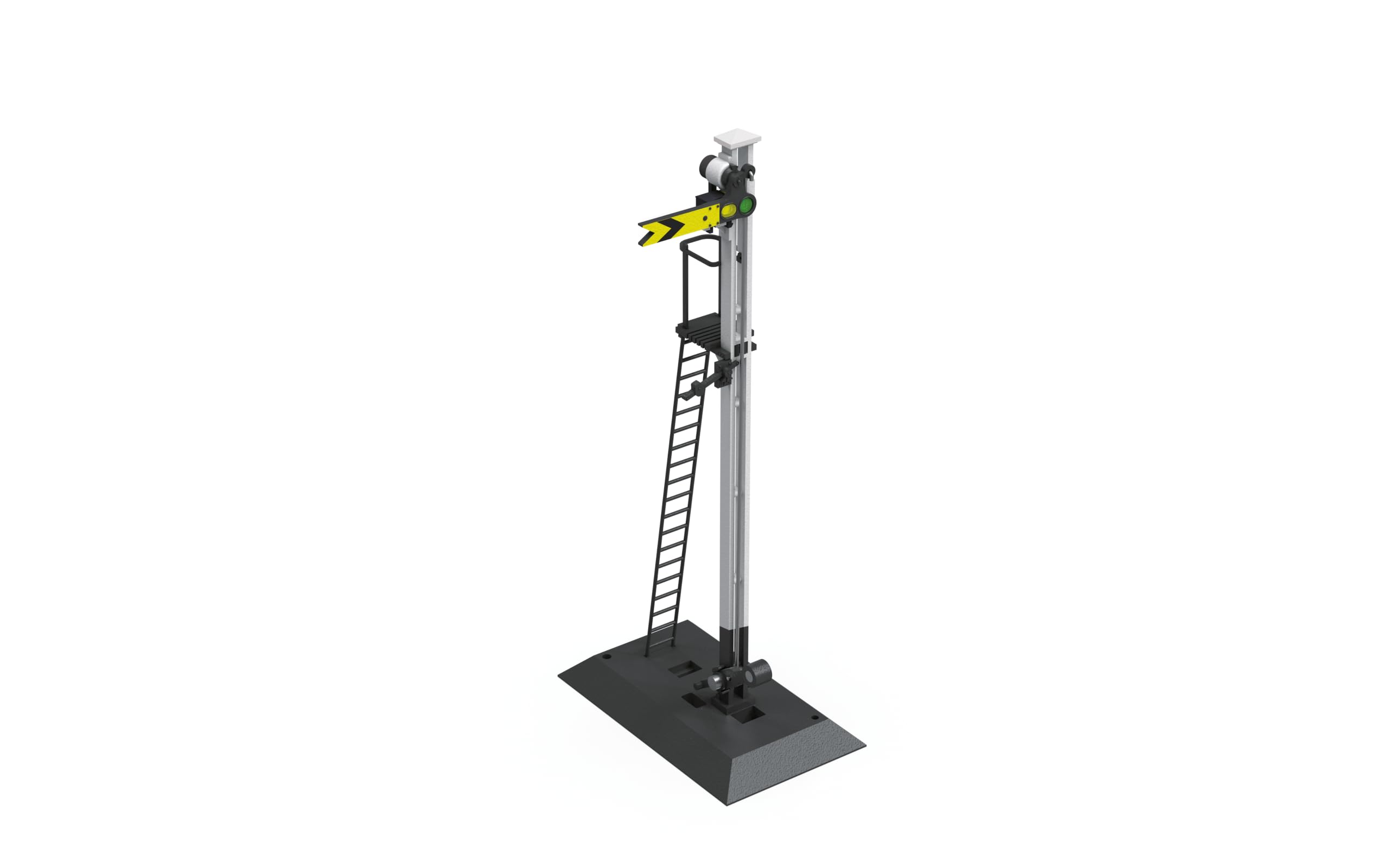 TT120 Hornby TT8046 TT Gauge Distant Signal - Extra Track Pieces for Model Railway Sets, Toy Train Track Pieces, Model TT Signal Piece - Hobbies for Men - Scale 1:120