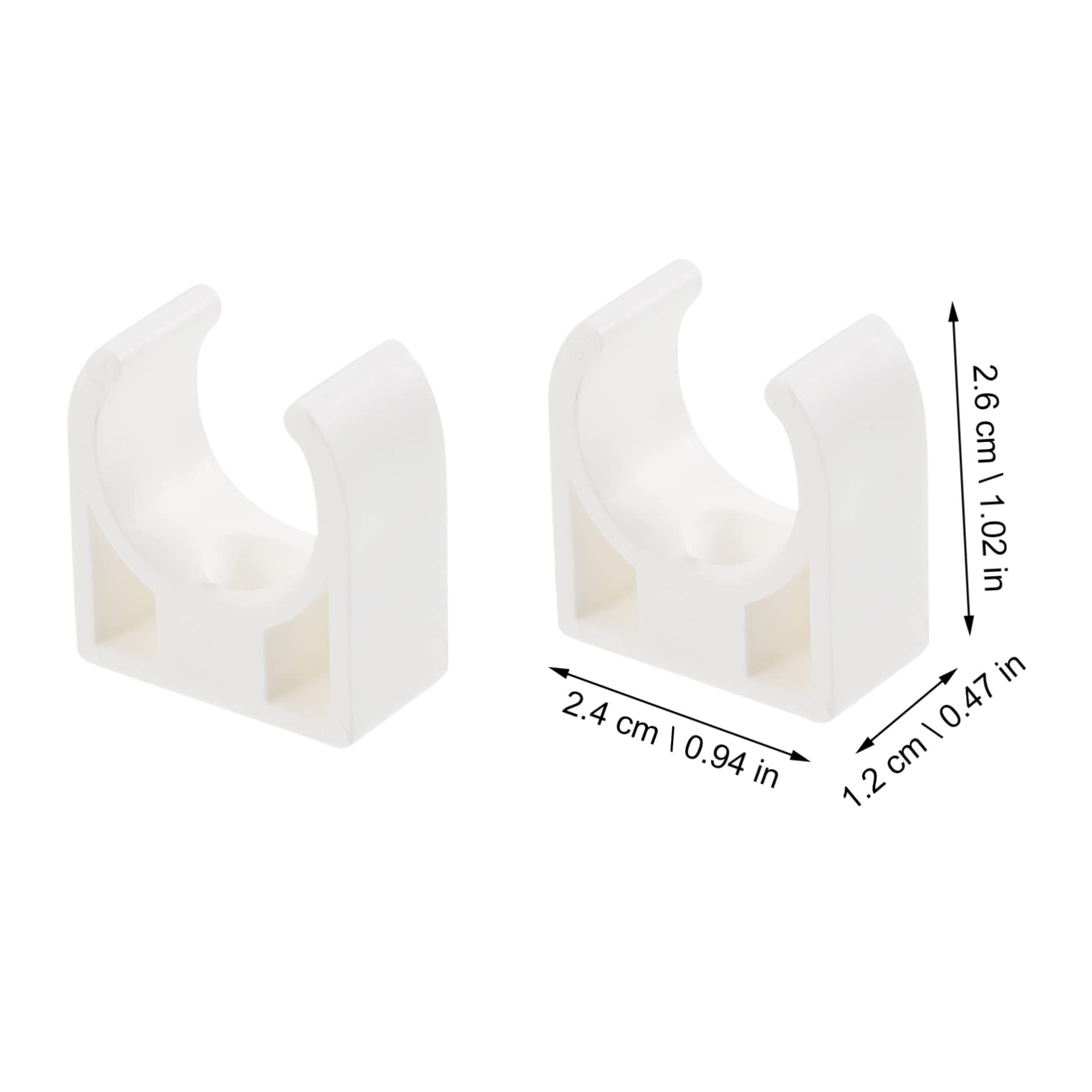 POPETPOP 20Pcs Motor Mounting Brackets Durable Clamps for Stable Holder for Models and Lightweight and Easy to Use