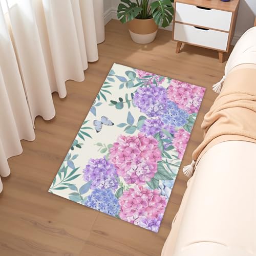 Tapete decorativo floral hidrangea 24x35 pulgadas miniatura 6