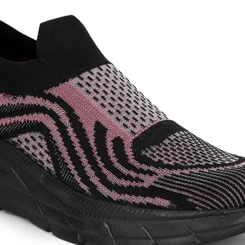 Image of Marc Loire Women's Athleisure Knitted Active Wear Slip-On Sneaker Shoes