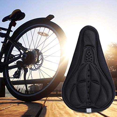 Image of Bicycle Silicone Saddle Seat and Cycling Cushion Pad Bike Gel Cover