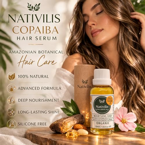 Sérum COPAIBA β-caryophyllène Nativilis | Élixir BIO lissage et réparation