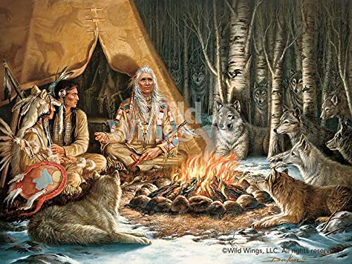 Wild Wings Spirit Seekers 18" x 24" Art Collection by Artist Russ Docken