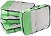AmazonBasics 4-Piece Packing Cube Set - Large, Green