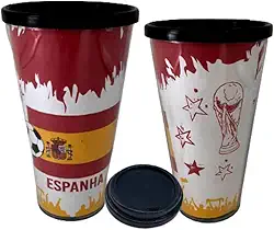 Copo Térmico Espanha Copa Do Mundo 480ml