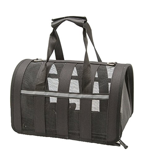 Vicstar Hundetasche, Hundetragetasche, Katzentragetasche, Tragetasche Transportbox, Oxford Tuch + Atmungsaktiv Netzfenster Transporttasche für Kleine Hunde und Katzen, Meistens 4 KG