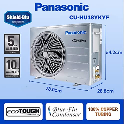 Image of Panasonic 1.5 Ton 5 Star Wi-Fi Twin-Cool Inverter Split Air Conditioner (White)