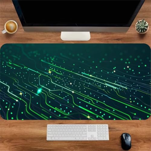 Tapis de souris de jeu XXL 1200x600mm durable avec base caoutchouc et finitions soignées