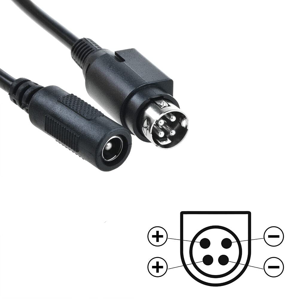 KONKIN BOO Replacement 4-Pin DIAC/DC Adapter for Sirius SR-SH550 SRSH550 Satellite Radio Tuner Home