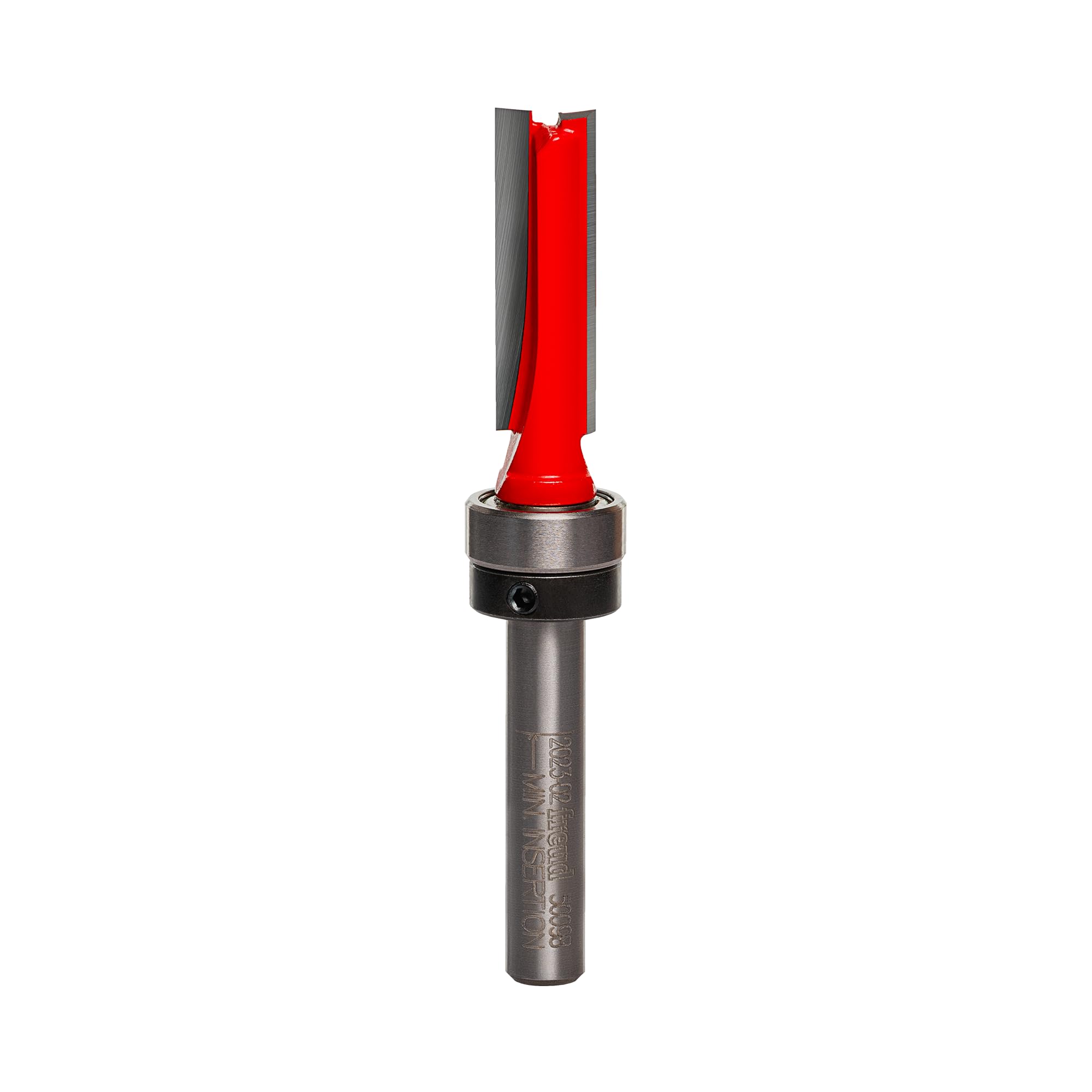Freud 50-098: 5/16" (Dia.) Top Bearing Flush Trim Bit with 1/4" Shank,Red