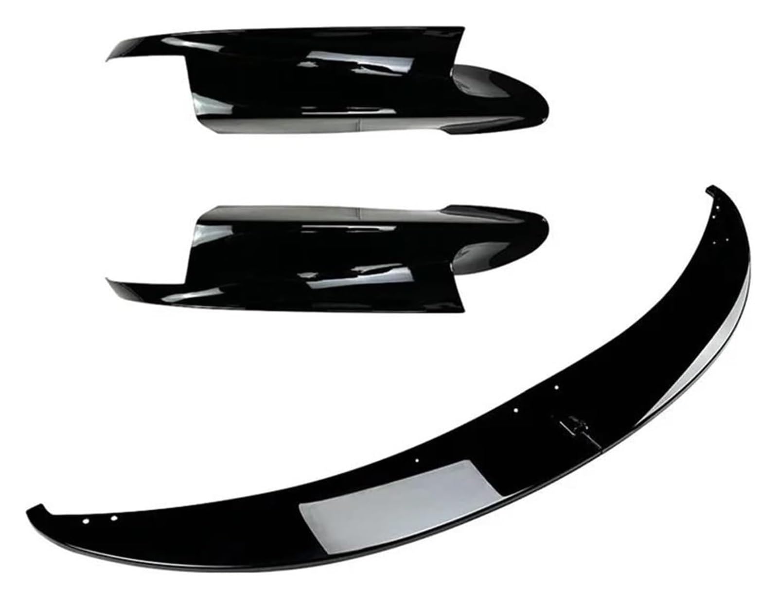Spoiler avant BMW E90 E91 E92 E93 améliore l'aérodynamisme en noir brillant AB - 7