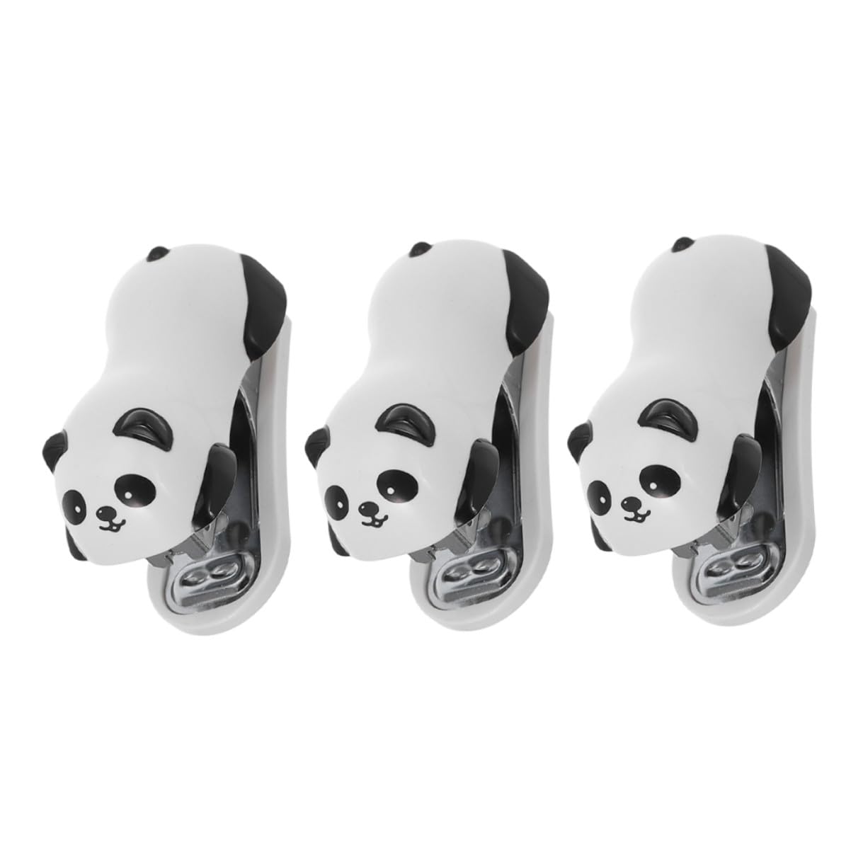 15 Pezzi Mini Cucitrice da Tavolo Forma Panda Spillatrice Portatile Piccola per Ufficio Scuola e Casa Design Carino e Funzionale per Scrivania