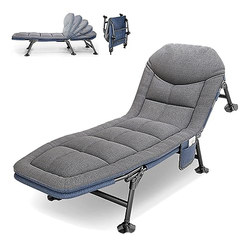 OVLRIJP Liegestuhl Klappbar Sonnenliege Gartenliege, Feldbett Klappbar...
