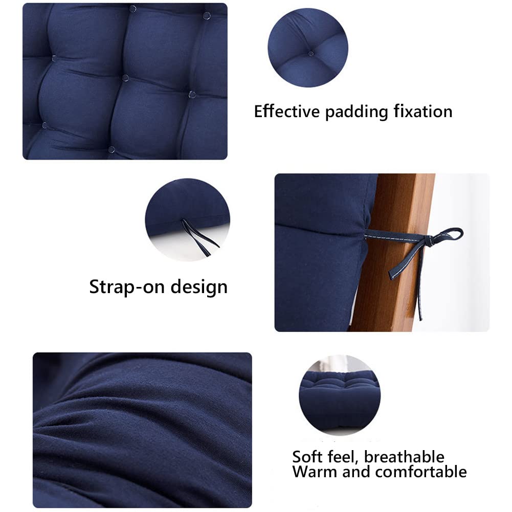 Morbuy Cuscino Per Sedia A Sdraio, Addensare Cuscino Per Poltrona Sedia Da Bagno Di Sole, Cuscino Imbottito Per Sdraio Relax Giardino Per Interni Ed Esterni, Divano (48x160cm,Meteora