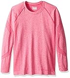 Spyder Active Sports Girls Cheer Tee, Raspberry, Large/X-Large