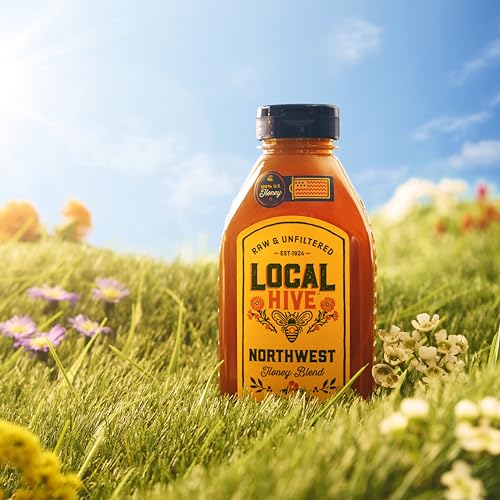 Pack de Miel Cruda Local Hive 2 Sabores Regionales 16 oz c/u miniatura 6