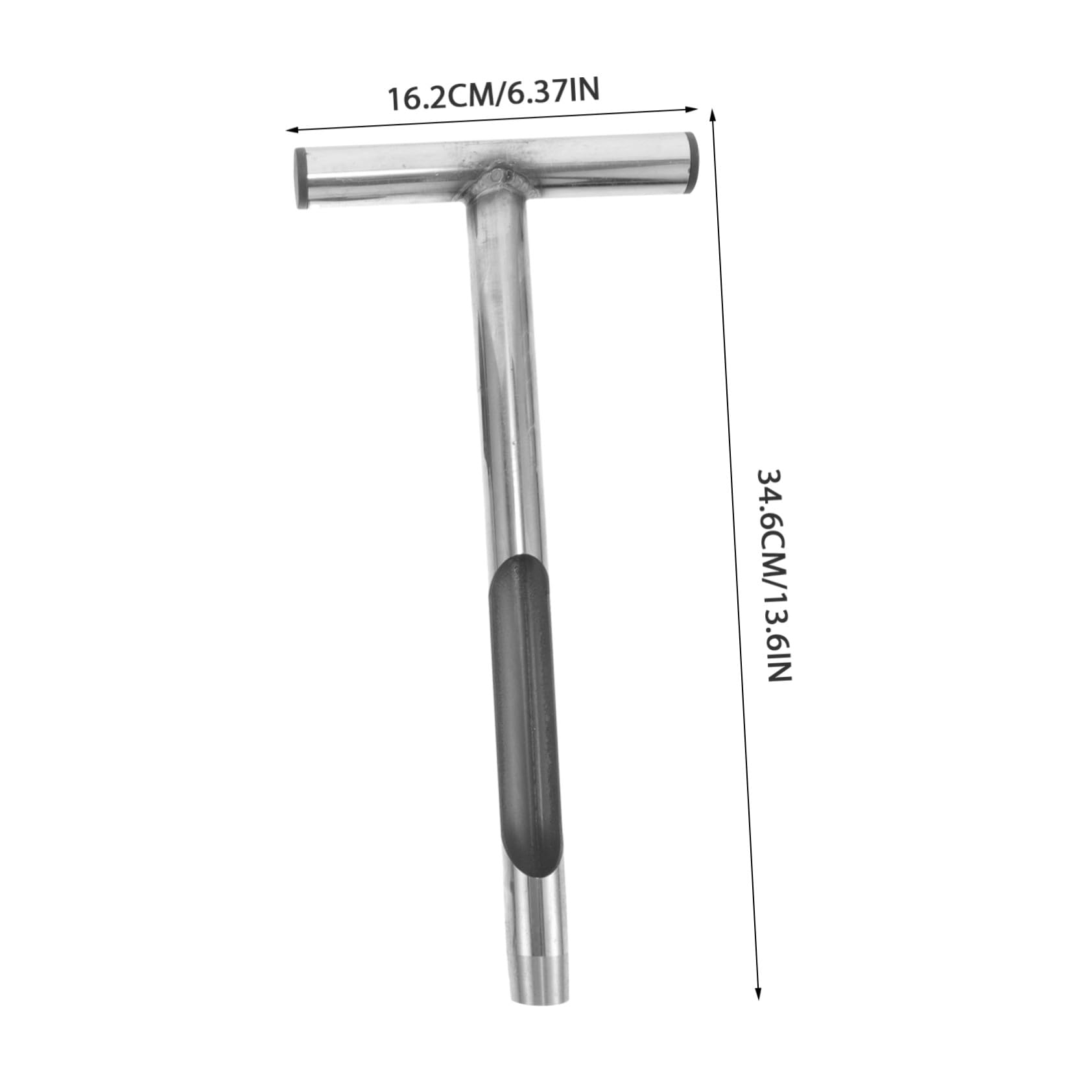 SHINEOFI Bodenprobensonde aus Edelstahl, Ergonomisch, Zeitsparend, Silber