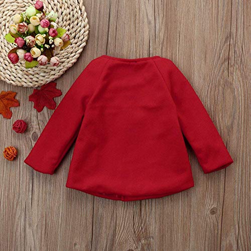 XFGLCK Toddler Baby Girls Coats Cloak Button Jacket Outerwear Fall Winter Clothes3