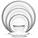 Noritake Crestwood Platinum 20-Piece Dinnerware Place Setting, Service for 4