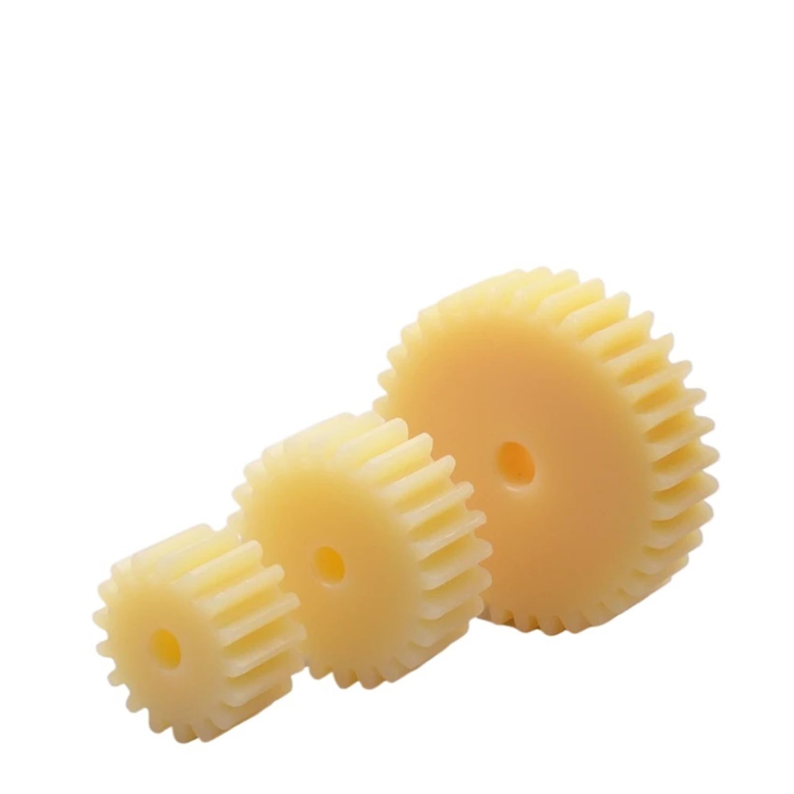 GUTUYEHKEA Spur Gear 1pc 2M 25T-50T Transmission Drive Cylindrical Nylon Plastic 2 Modulus 25-50 Teeth(25 Teeth)