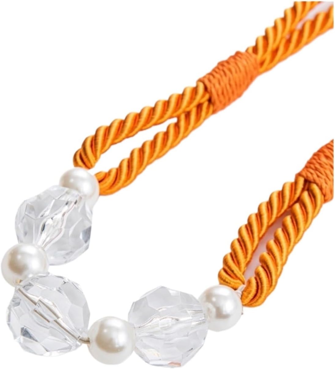 FMURY Large Crystal Curtains with Tie Straps Curtain Storage with Tie Straps Tie Straps Tie Straps