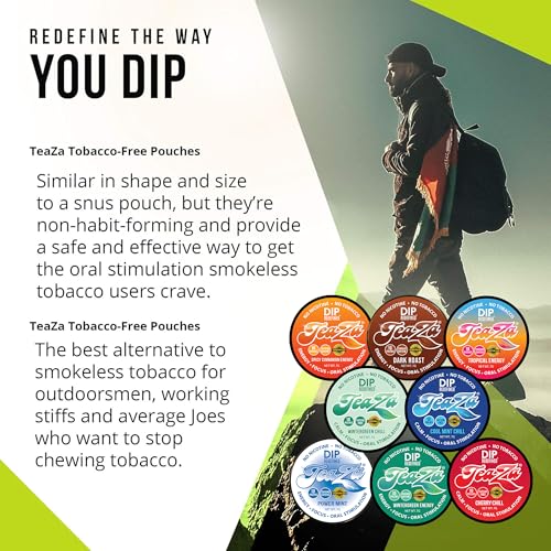 TeaZA Energy Variety Pack - Flavored Pouches (8 Pack)