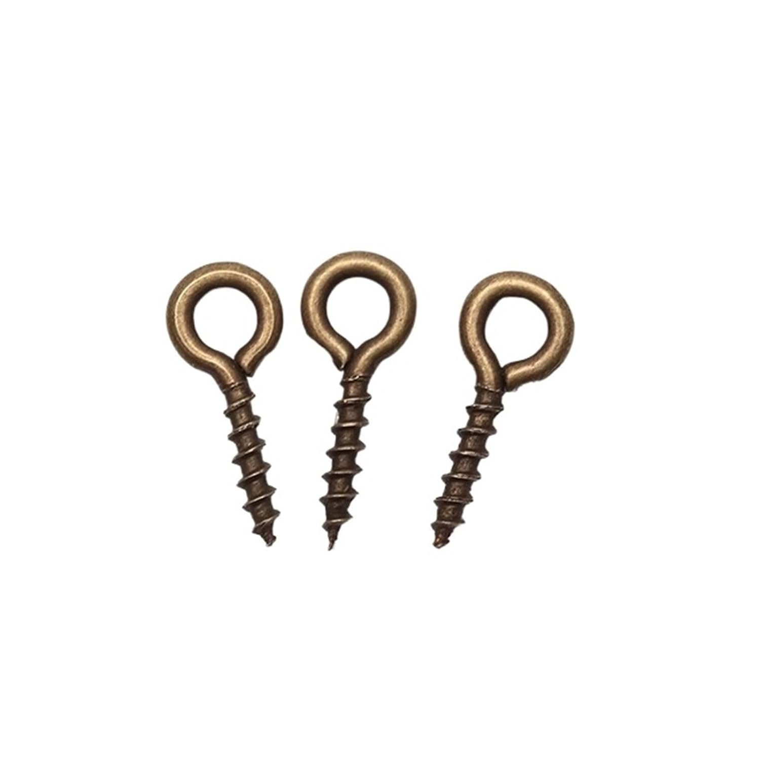CHATROOM 200pcs Eye Pins Eyepins Hooks Eyelets Screw Threaded Gold Color Clasps Hooks Jewelry Findings for Making DIY (Color : Gold, Size : 5x10mm 200pcs)