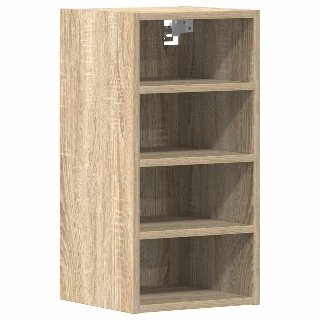 vidaXL Hängeschrank Riga Sonoma-Eiche 30x29,5x60 cm Holzwerkstoff, Küchenschrank, Gastronomieschrank, Gastro Möbel, Aufbewahrungsschrank
