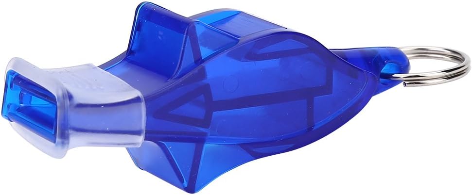 Silbato deportivo con diseño delfín color azul zafiro miniatura 1