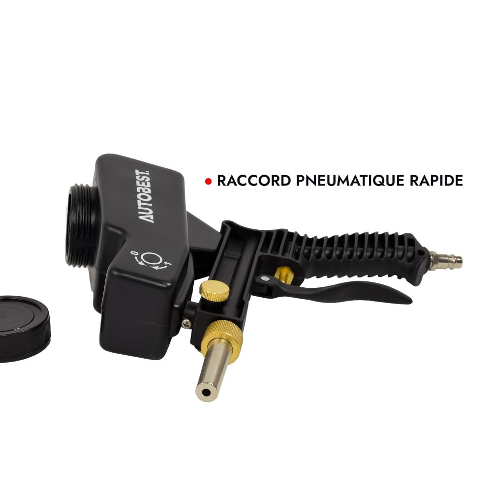 Autobest Pistolet de sablage pneumatique avec réservoir