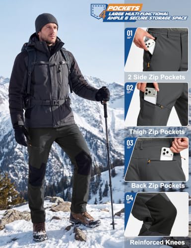 TACVASEN Men's Snow Pants