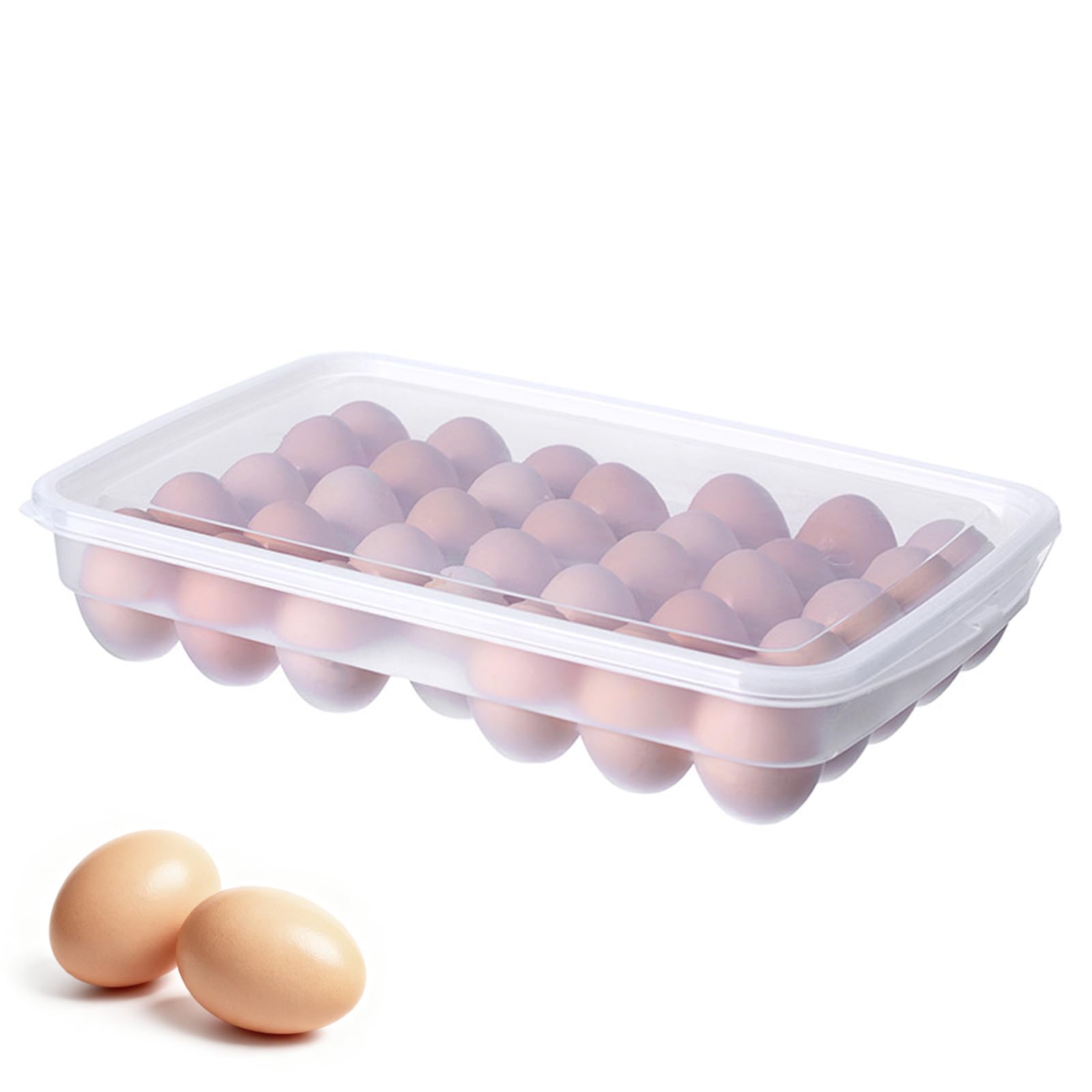 Boite a oeufs en plastique transparent de 34 grilles pour cuisine