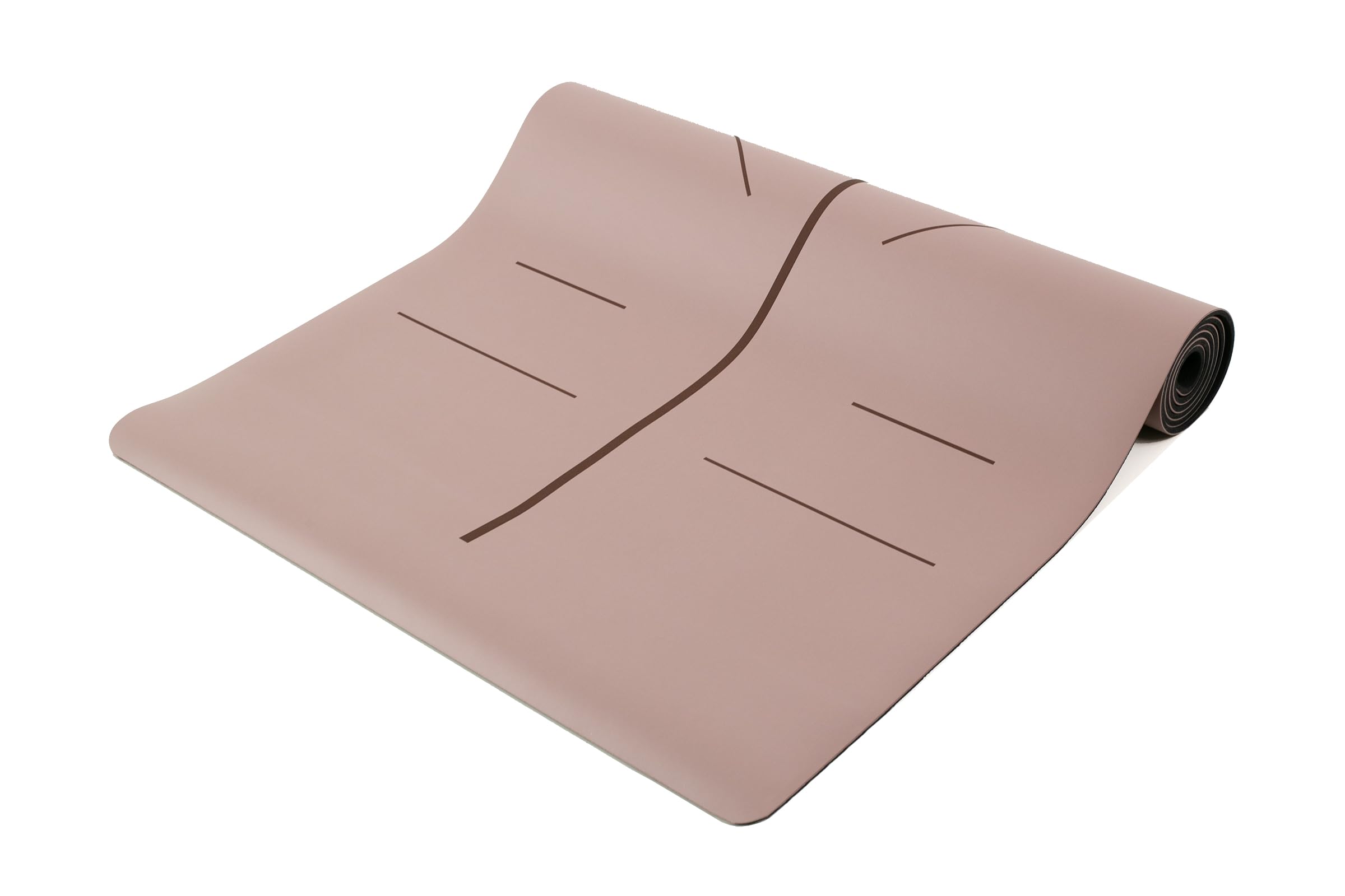Esterilla de Yoga atha® PRO X Align | Ultra Adherente, Estable y Cómoda (5mm) | Materiales Sostenibles y Duraderos | Correa Incluida