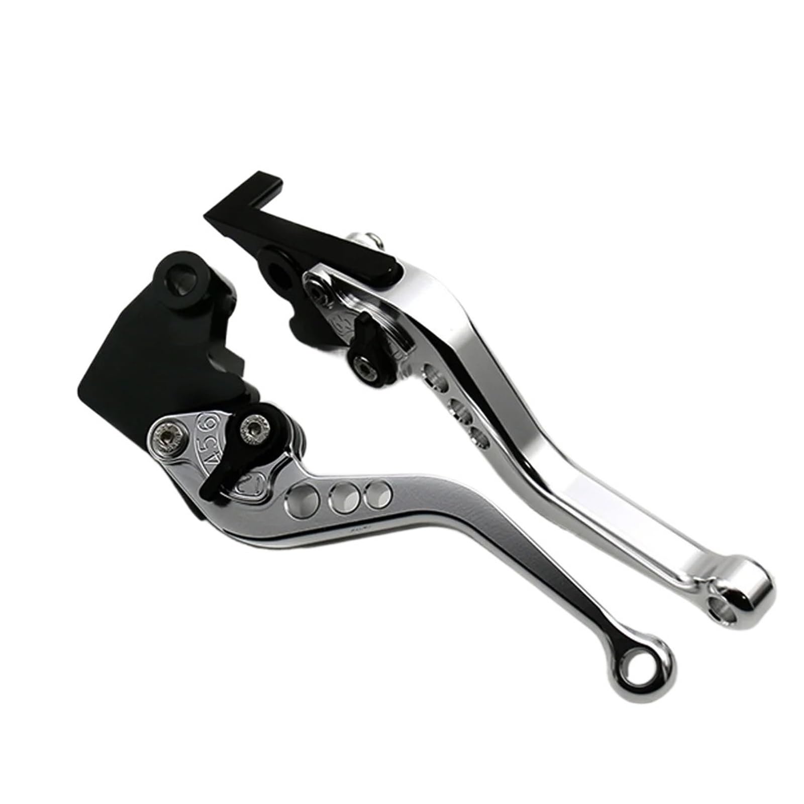 KKMNAIF Motorcycle Handlebar Brake Clutch Lever for VTR250 1998-2006 for MC19 22 CBR250 1988-1994 for CBF500 2006-2007 Motorcycle Brake Lever(Silver Short)