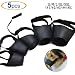 HS 1SET Dog Muzzles Suit,5PCS Adjustable Dog Mouth Cover Anti-Biting Barking Muzzles for Small Medium Large Extra Dog