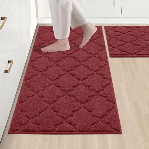 COSY HOMEER Soft Kitchen Rugs 2-Pack