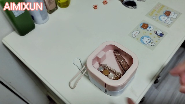 2 Porta Cotton Fioc AIMIXUN - Organizer Da Bagno, Viaggio, Accessori Piccoli - Foto 6