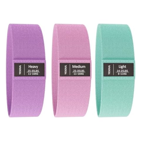 Multi-Functional Resistance Bands with Anti-Roll Design Cover