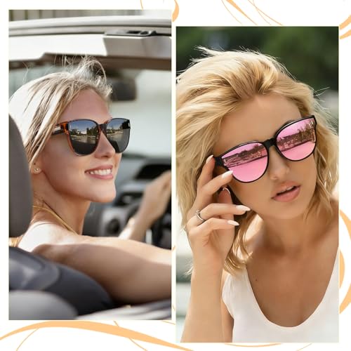 Image of HAOLOTA Fit Over Glasses Sunglasses for Women Polarized