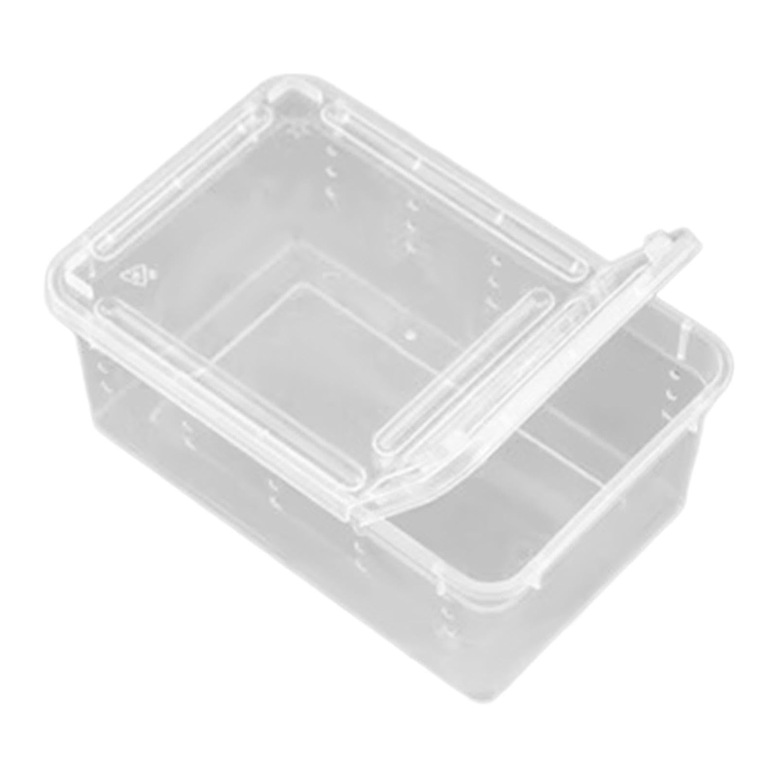 Clear Terrarium Habitat Cage Breeding Box Mini Pet House Reptile Feeding Box Style B|Pet Supplies|Reptile Supplies-picture-14