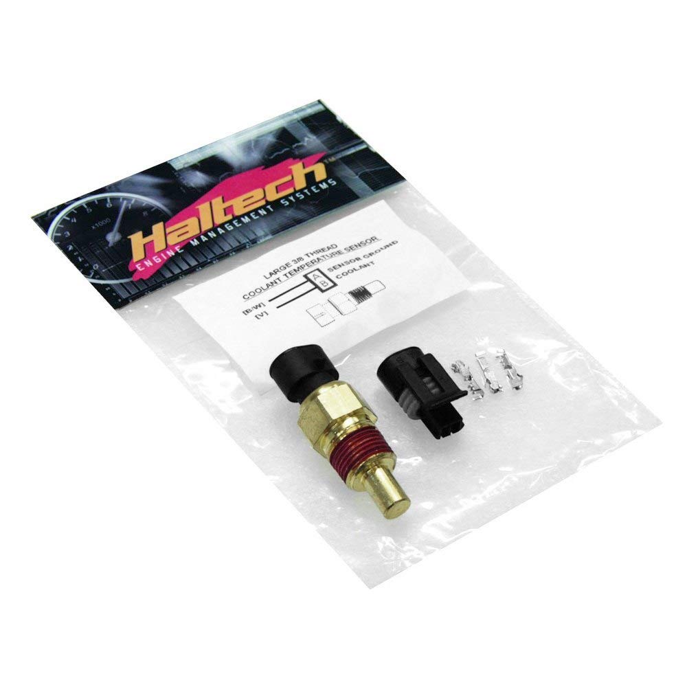 Haltech Coolant Temp Sensor 3/8 NPT 18 TPI (Incl Delphi Plug & Pins