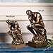 Magicsculp-The Thinker Statue in Premium Cold Cast Bronze 8.8Inch Museum Grade Collectible Figurine-(Medium-Ornaments)