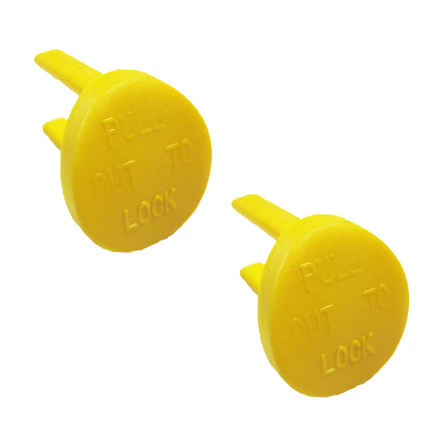 Yellow Safety Switch Key Compatible with Craftsman Radial Arm Jointer Band Drill Sears Table Saw, Sander, Band Saw, Drill Press Parts- Oval