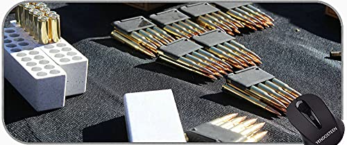 Mouse pad antiscivolo, controllo pistola in America Pinze da topo a proiettile con bordi cuciti