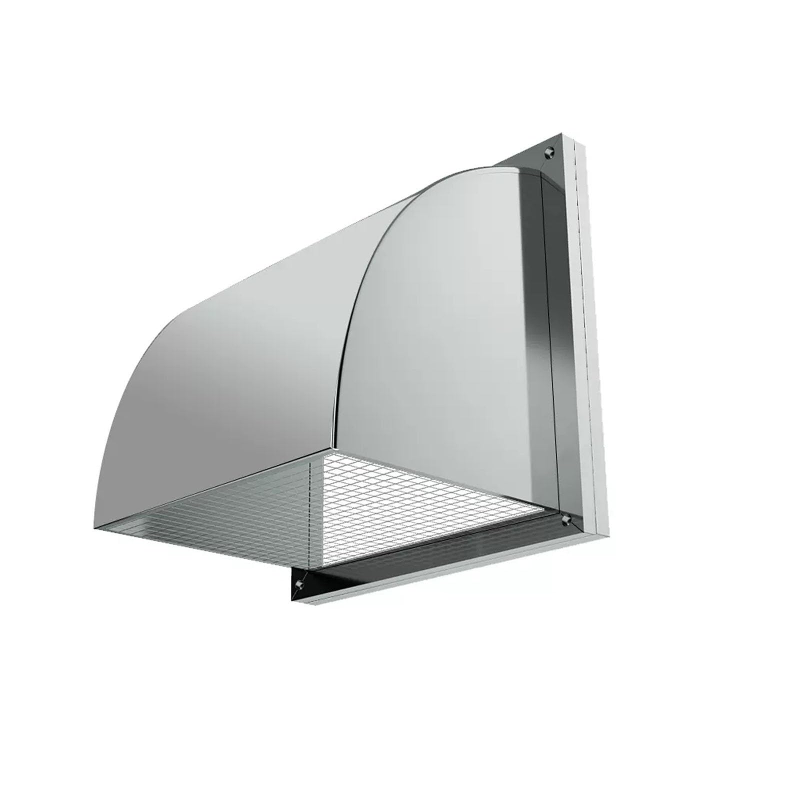Chapeau de ventilation 25 cm en acier inoxydable pour façade extérieure durable