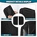 Car Seat Shoulder Pads Compatible with Doona, Ultra Soft and Breathable Grid Fabric, Protect Neck and Shoulder Strap Covers, Easy to Install, Straps Pads for Car Seat and Stroller, Black