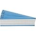 Brady WM-X4-PK, 112485 Solid Letters & Numbers Wire Marker Card, (10 Packs of 25 pcs)