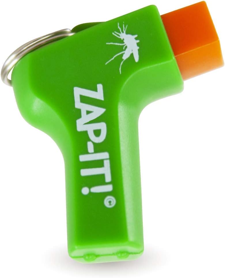 Zap It Mosquito Bite Relief - Fast Acting, Anti Itch, Insect Bite Treatment + Kid Safe & Chemical Free Zapper + Non Toxic Bug Bite Device to Reduce Swelling (6 Pack)