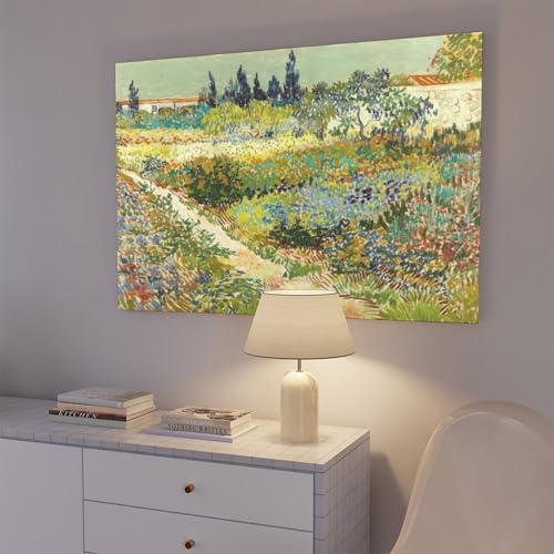 Poster Garden at Arles Van Gogh impression sur toile 40x61 cm - 7